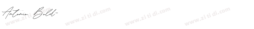 Antonio Bold字体转换